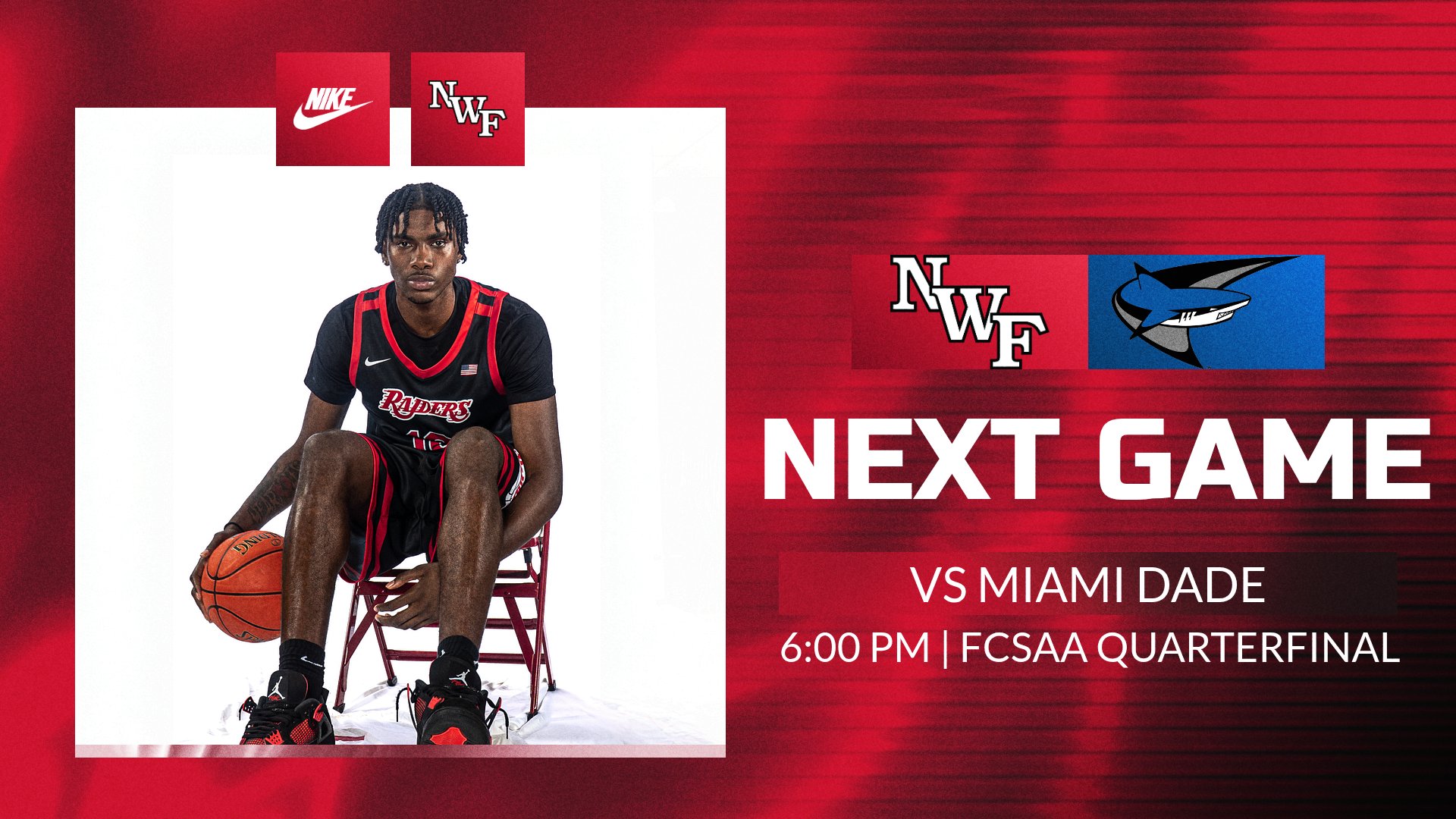 Raiders Open Postseason Run Wednesday Against No. 8 Miami Dade